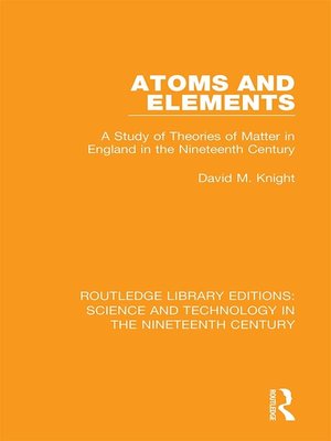 cover image of Atoms and Elements